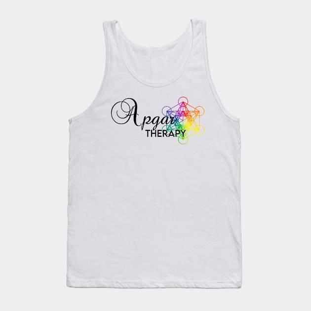 Apgar Therapy RAINBOW & BLK Tank Top by Little Love Co.